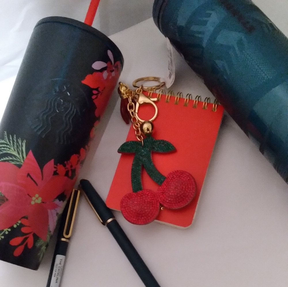 Starbucks bell poinsettia